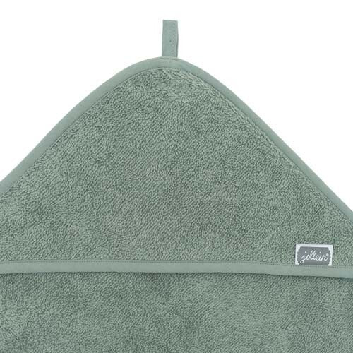 jollein badcape badstof - ash green - 75x75 cm | 534-514-00095 | 2