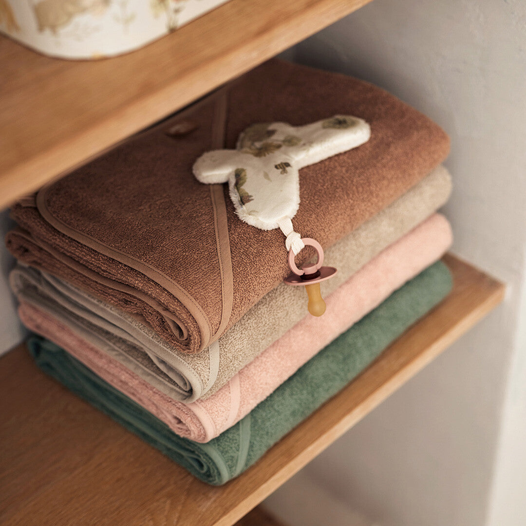 jollein badcape badstof - nougat - 100x100 cm | 534-836-00093 | 3