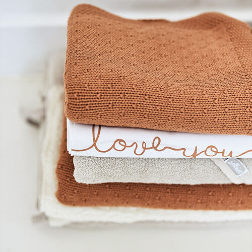jollein badcape badstof - nougat - 75x75 cm | 534-514-00093 | 6