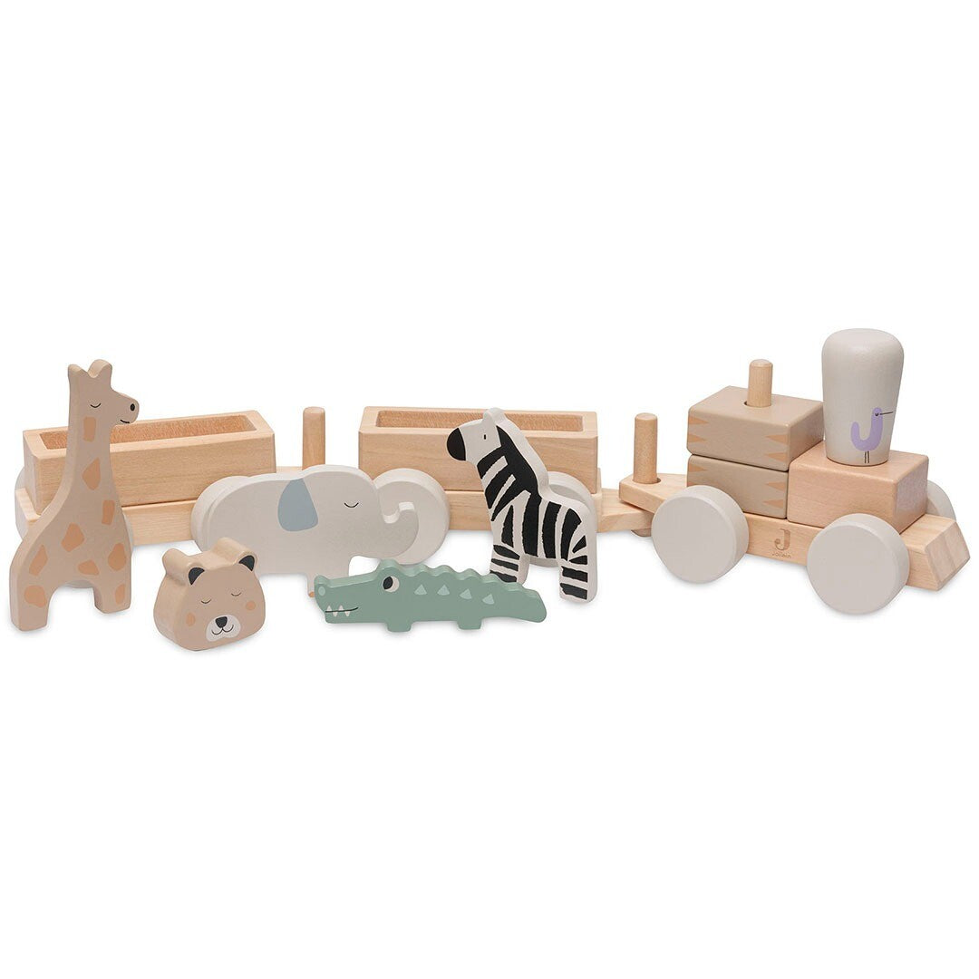 jollein blokkentrein jungle jambo | 117-001-67090 | 4