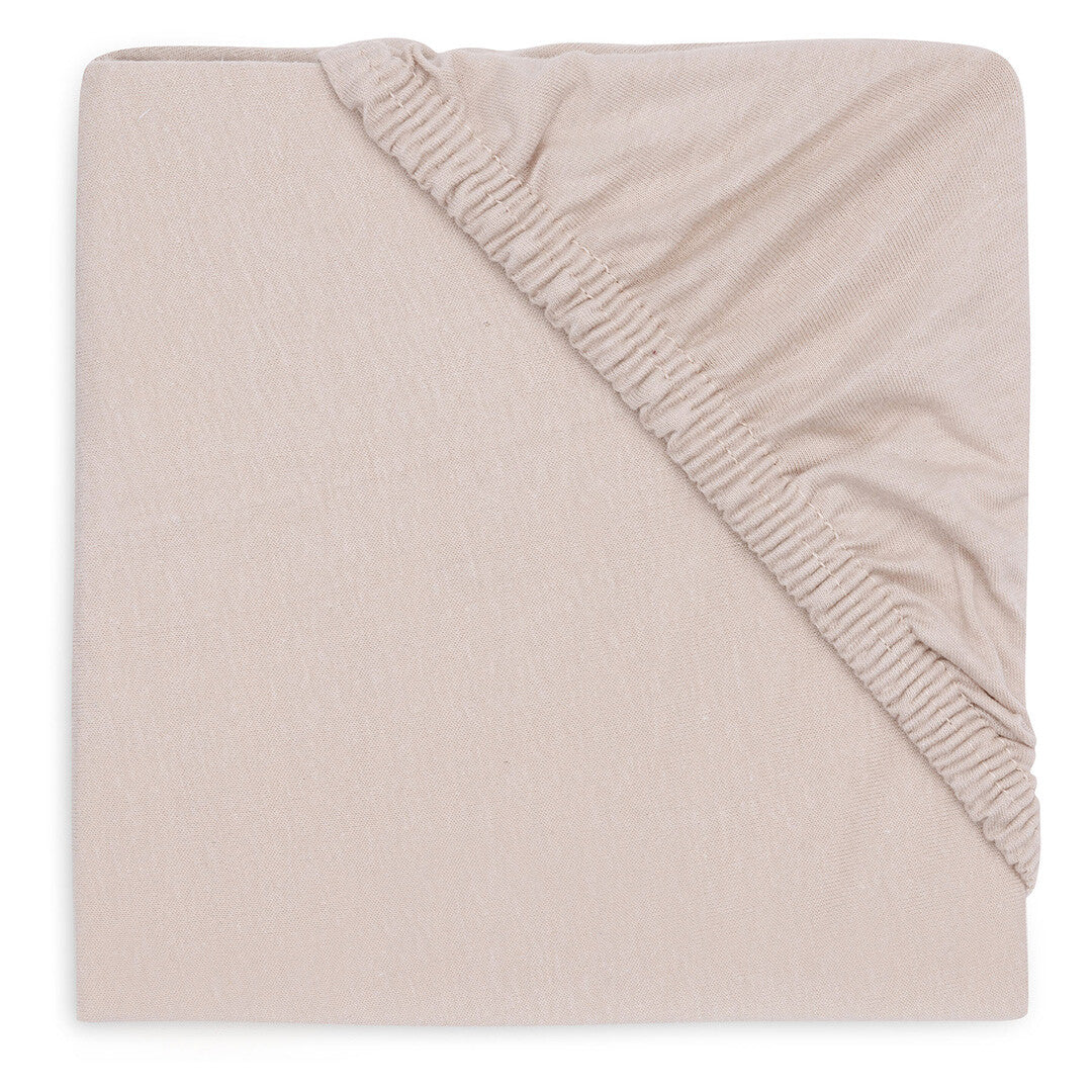 jollein hoeslaken boxmatras jersey nougat - Ø 95 cm | 511-537-00093 | 1