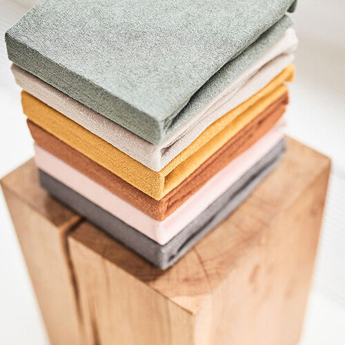 jollein hoezen verschoonkussen badstof 70x50 cm - nougat - 2st | 2550-503-00093 | 2