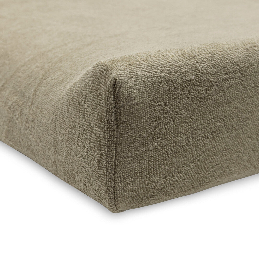 jollein hoezen verschoonkussen badstof 70x50 cm - olive green - 2st | 2550-503-67058 | 3