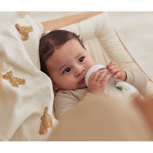 jollein hydrofiele multidoeken 115x115 cm - teddy bear - 2st | 535-852-66095 | 1