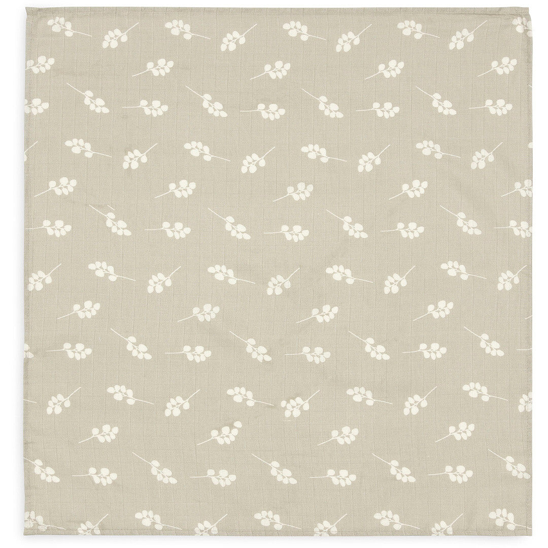 jollein hydrofiele multidoeken 70x70 cm - twig - olive green - 3st | 535-851-67041 | 3