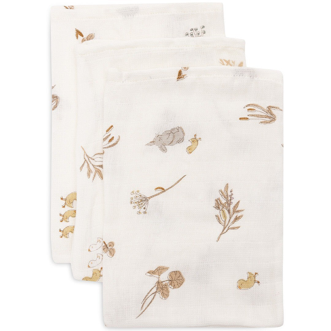 jollein hydrofiele washandjes riverside - 3st | 536-848-67086 | 0