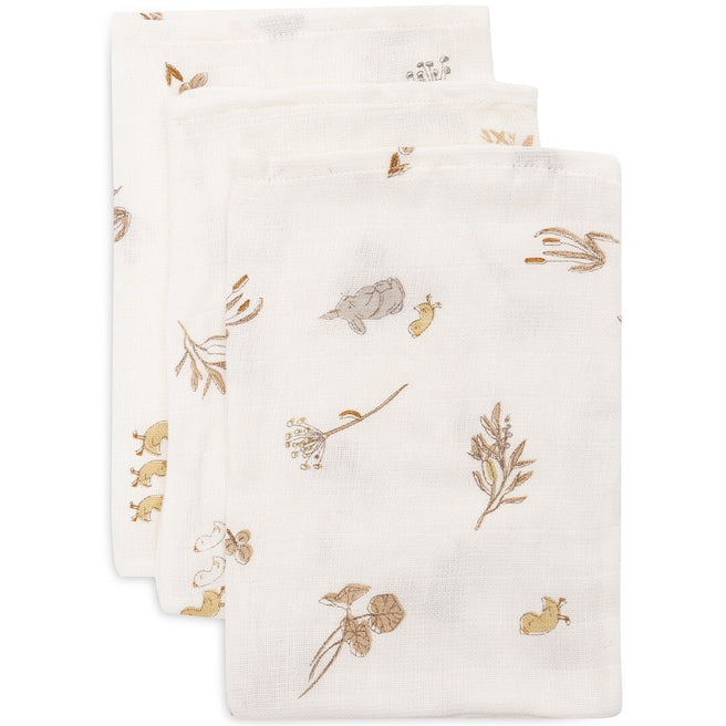 jollein hydrofiele washandjes riverside - 3st | 536-848-67086 | 0