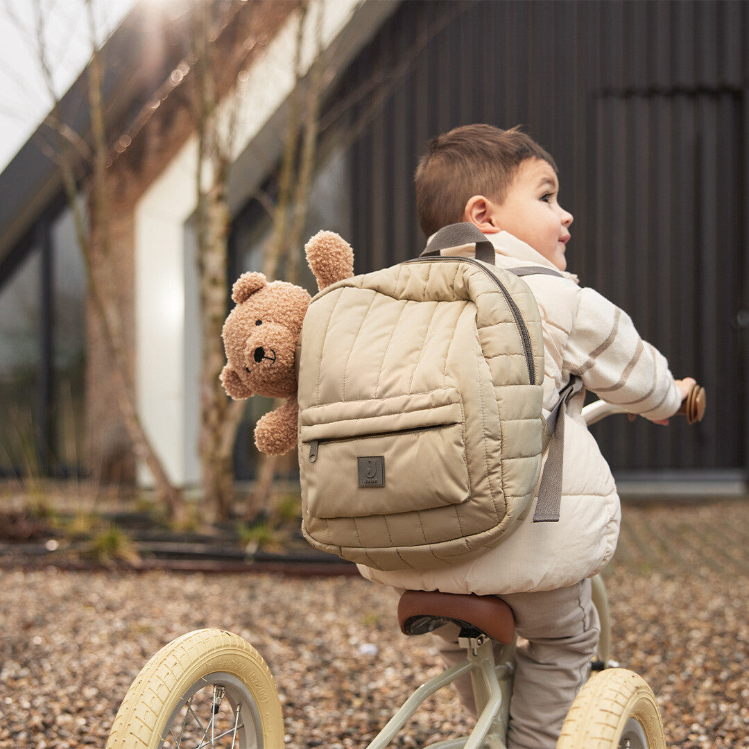 jollein kleuterrugzak puffed - olive green | 057-591-67058 | 3