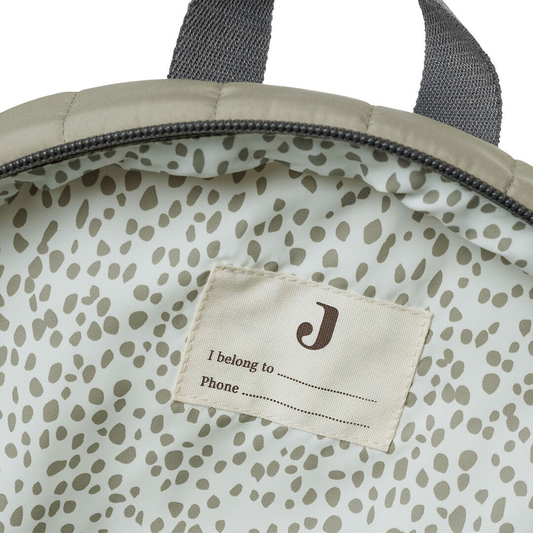 jollein kleuterrugzak puffed - olive green | 057-591-67058 | 5
