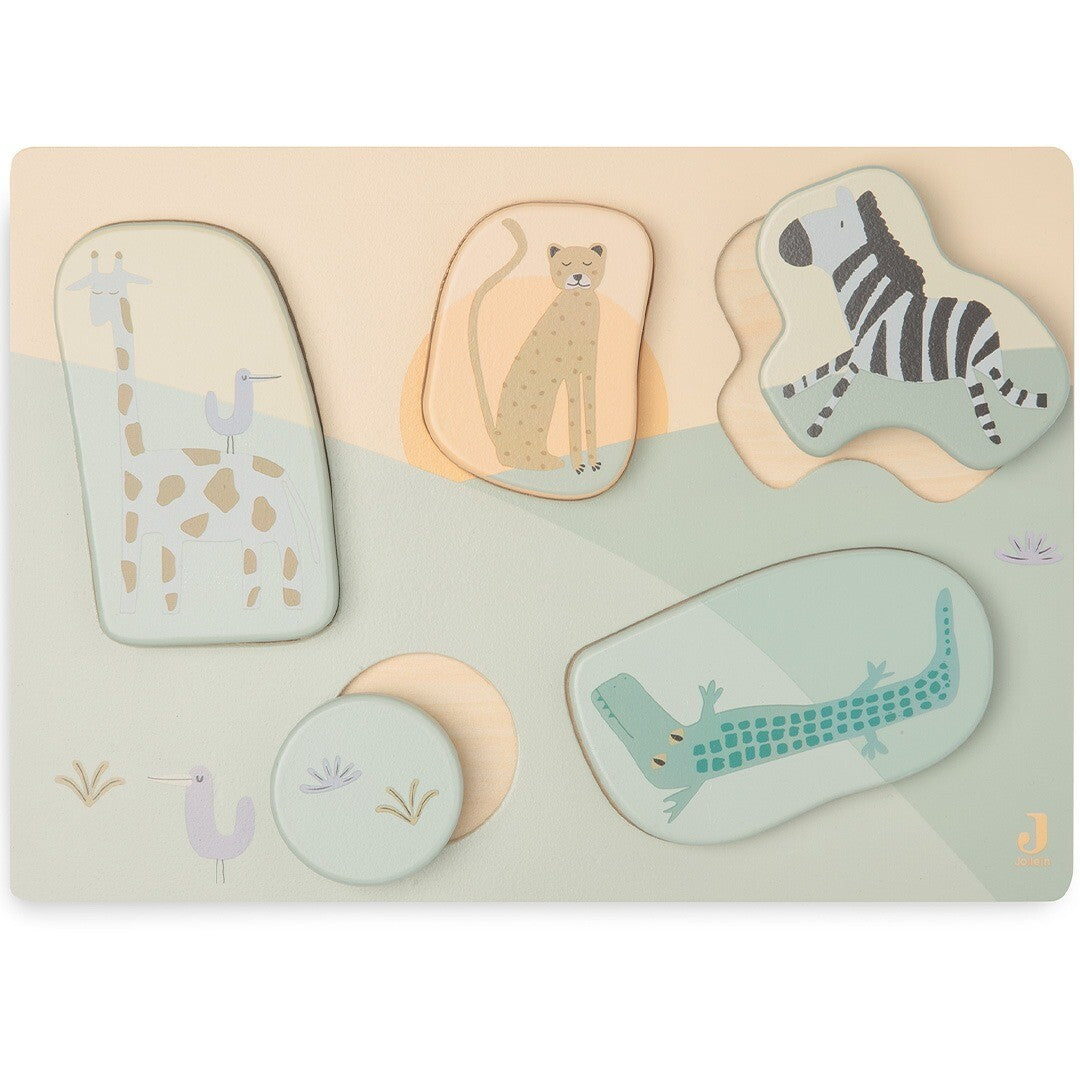 jollein puzzel jungle jambo - 5st | 105-001-67090 | 0