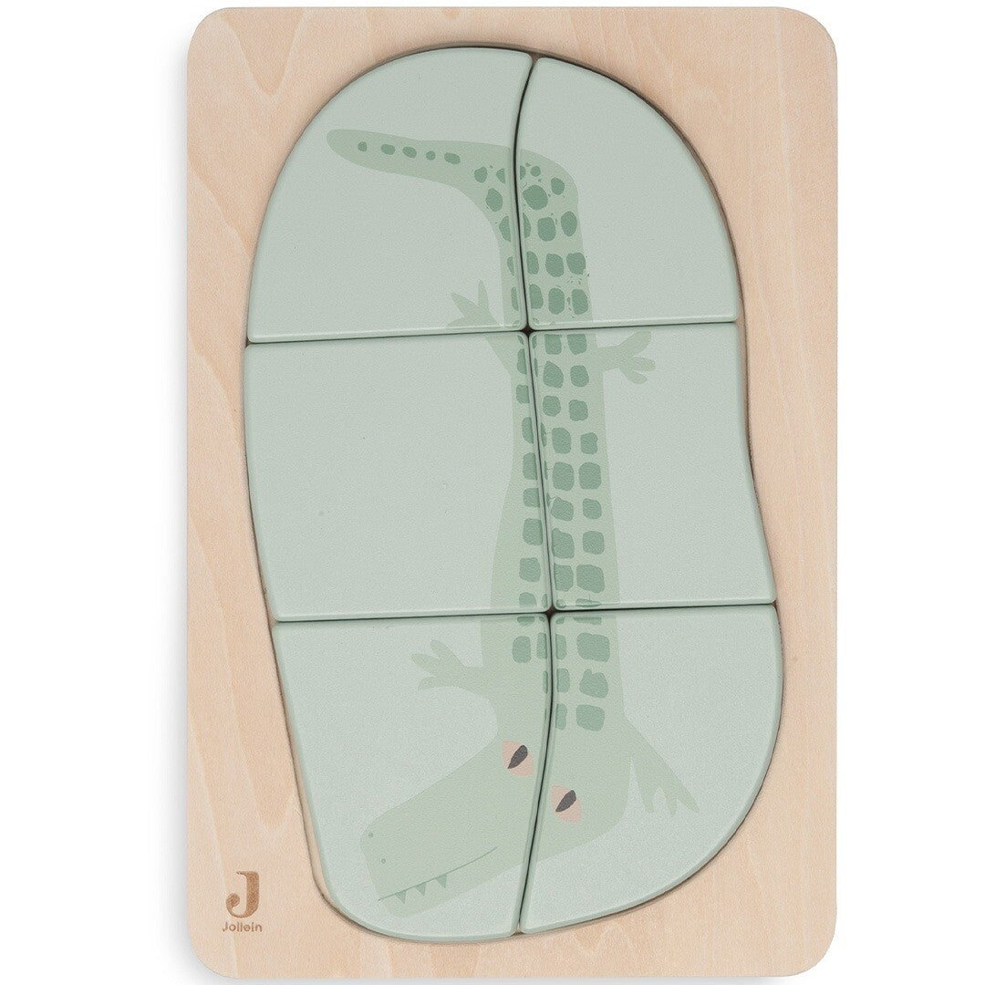 jollein puzzel jungle jambo - croco - 6st | 105-001-68056 | 1
