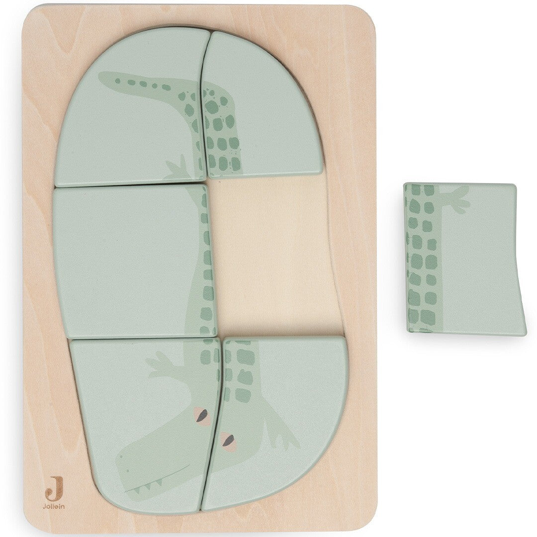 jollein puzzel jungle jambo - croco - 6st | 105-001-68056 | 2