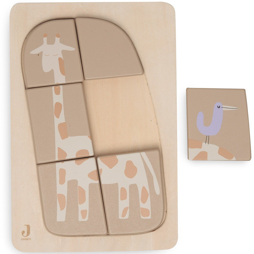 jollein puzzel jungle jambo - giraffe - 6st | 105-001-68049 | 3