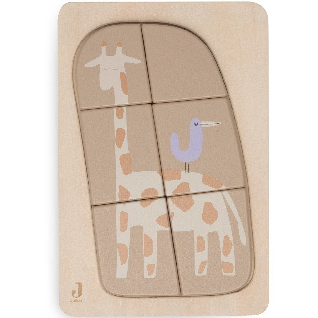 jollein puzzel jungle jambo - giraffe - 6st | 105-001-68049 | 5