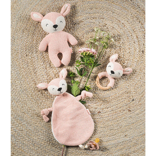 jollein rammelaar met bijtring deer - ash green | 054-014-65323 | 1