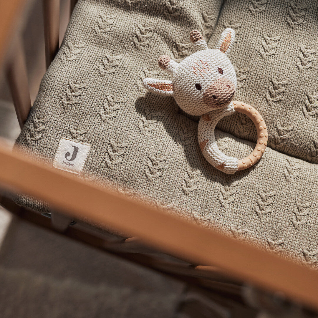 jollein rammelaar met bijtring giraffe | 101-007-67076 | 1