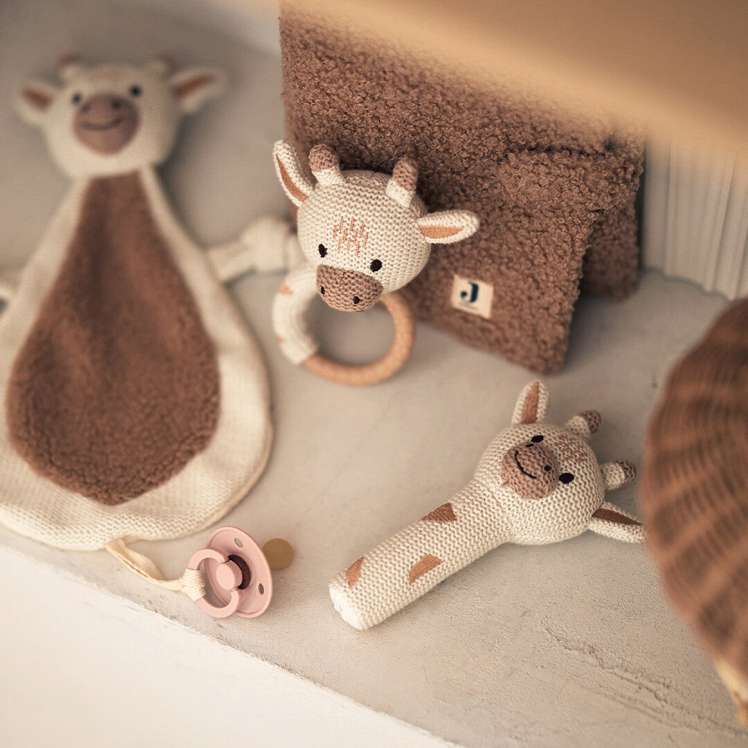 jollein rammelaar met bijtring giraffe | 101-007-67076 | 5