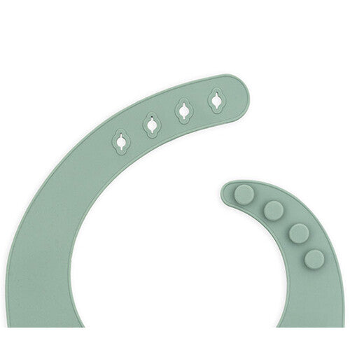 jollein siliconen slabbetje ash green | 029-007-00095 | 1