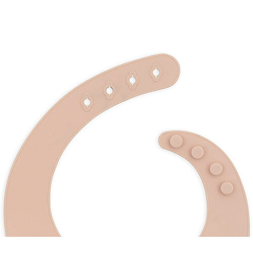 jollein siliconen slabbetje pale pink | 029-007-00090 | 3
