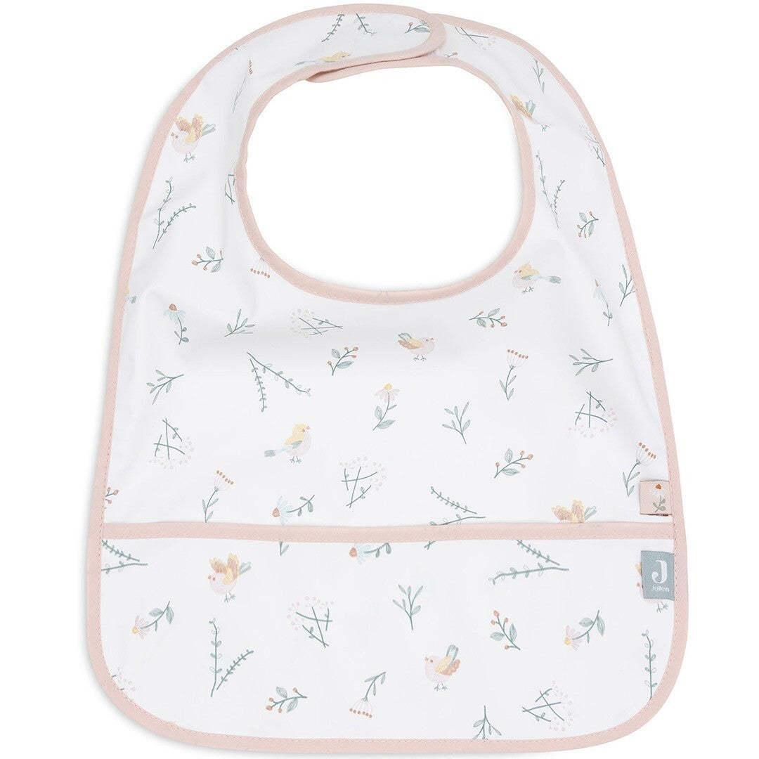 jollein slabbetje waterproof lovely birds - 2st | 029-864-67104 | 2