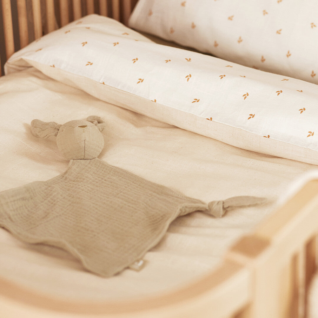 jollein speendoek bunny ears - olive green | 031-594-67058 | 1