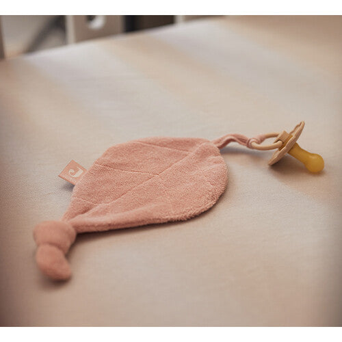 jollein speendoek leaf - pale pink | 031-562-00090 | 1