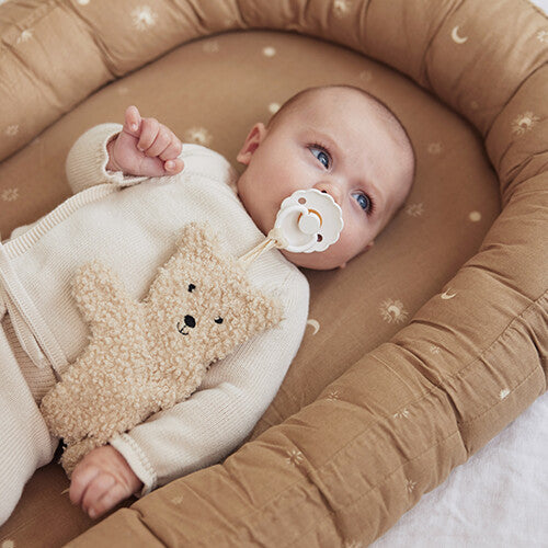 jollein speendoek teddy bear - naturel | 031-594-67007 | 2