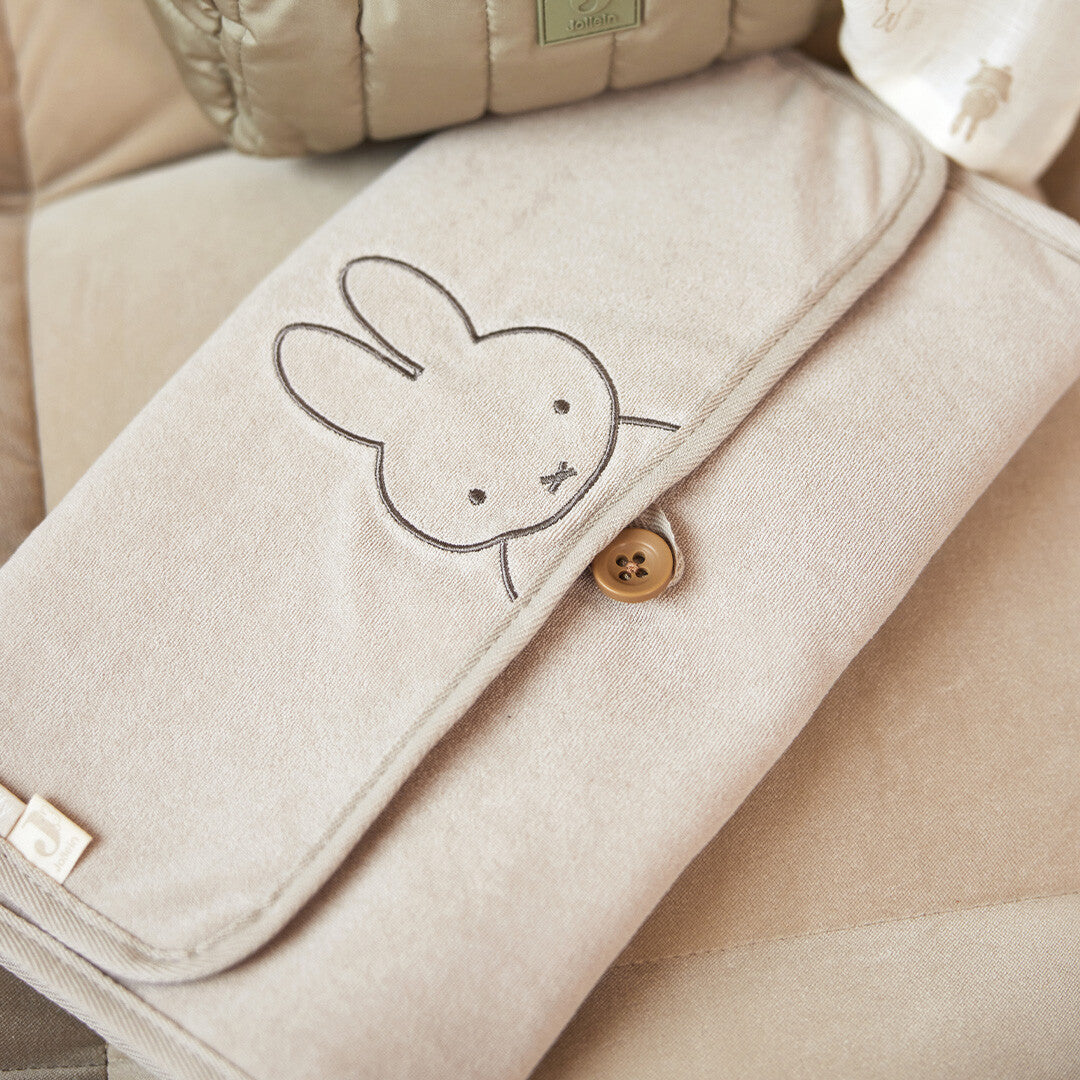 jollein verschoonmat badstof miffy - nougat | 096-001-67088 | 2