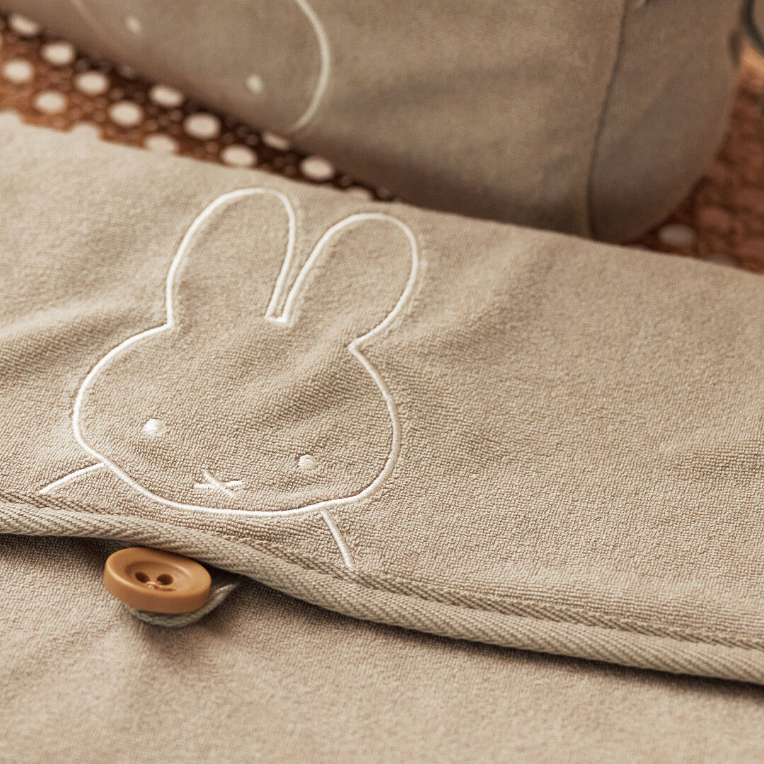 jollein verschoonmat badstof miffy - olive green | 096-001-67087 | 2