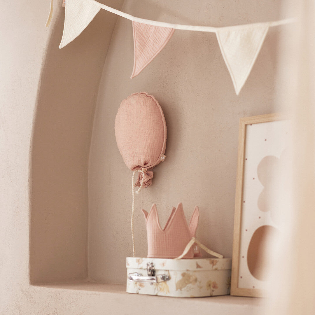 jollein vlaggenslinger wild rose - ivory | 719-602-68013 | 1
