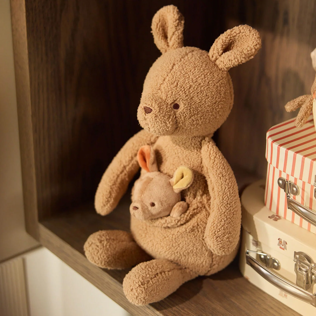 jollein knuffelkangoeroe met baby - kangaroots - 38 cm | 037-001-68160
 | 3
