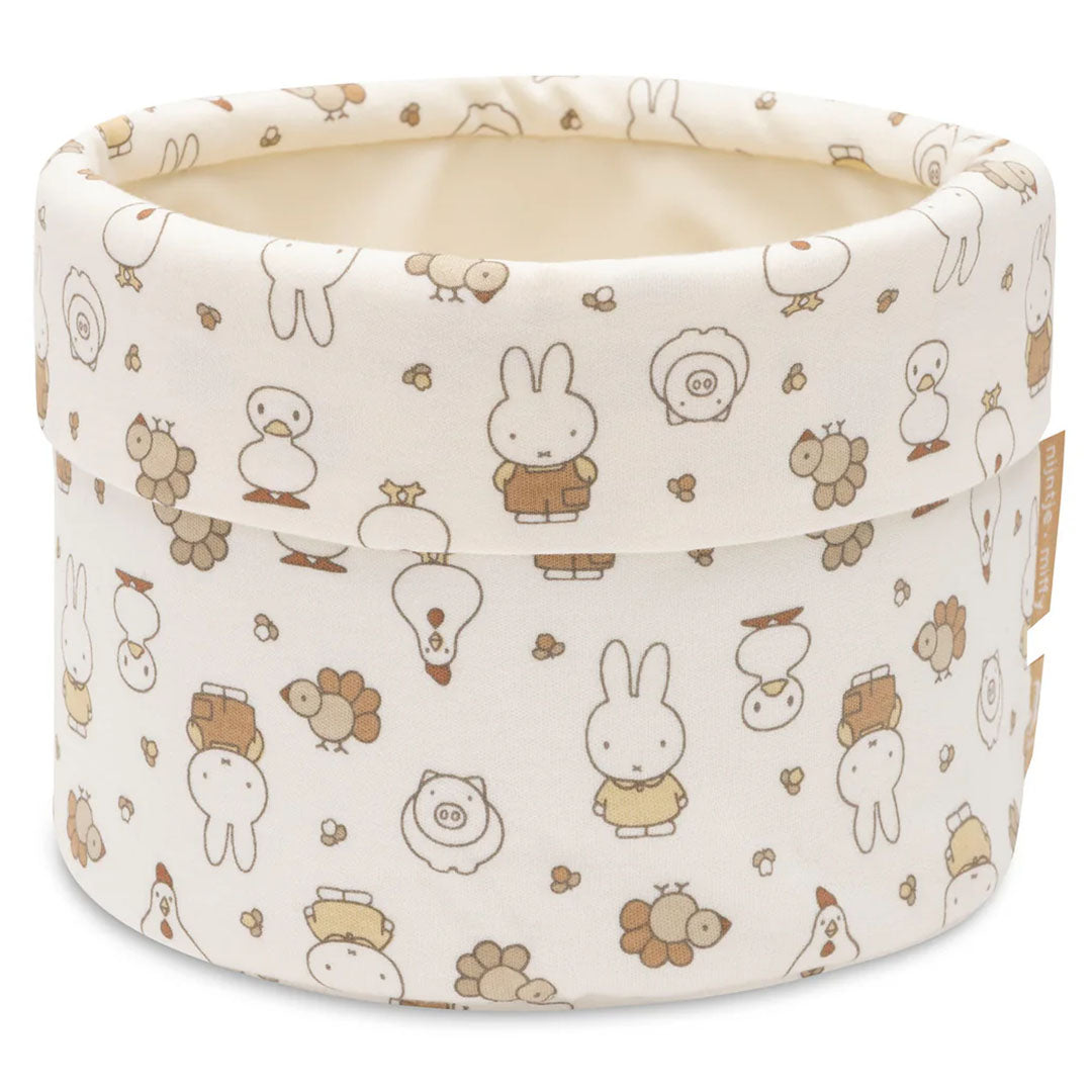 jollein opbergmand miffy family farm - 18 cm | 580-001-68156 | 1