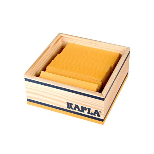 kapla 40 stapelplankjes - geel  | 8950510 | 0