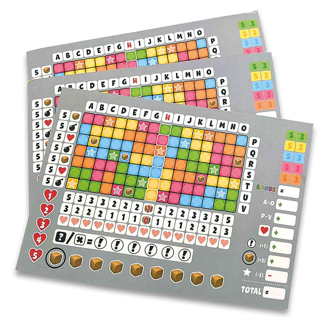 999 games scoreblokken keer op keer 2 twee stuks level 1 | 999-KEE06N | 3