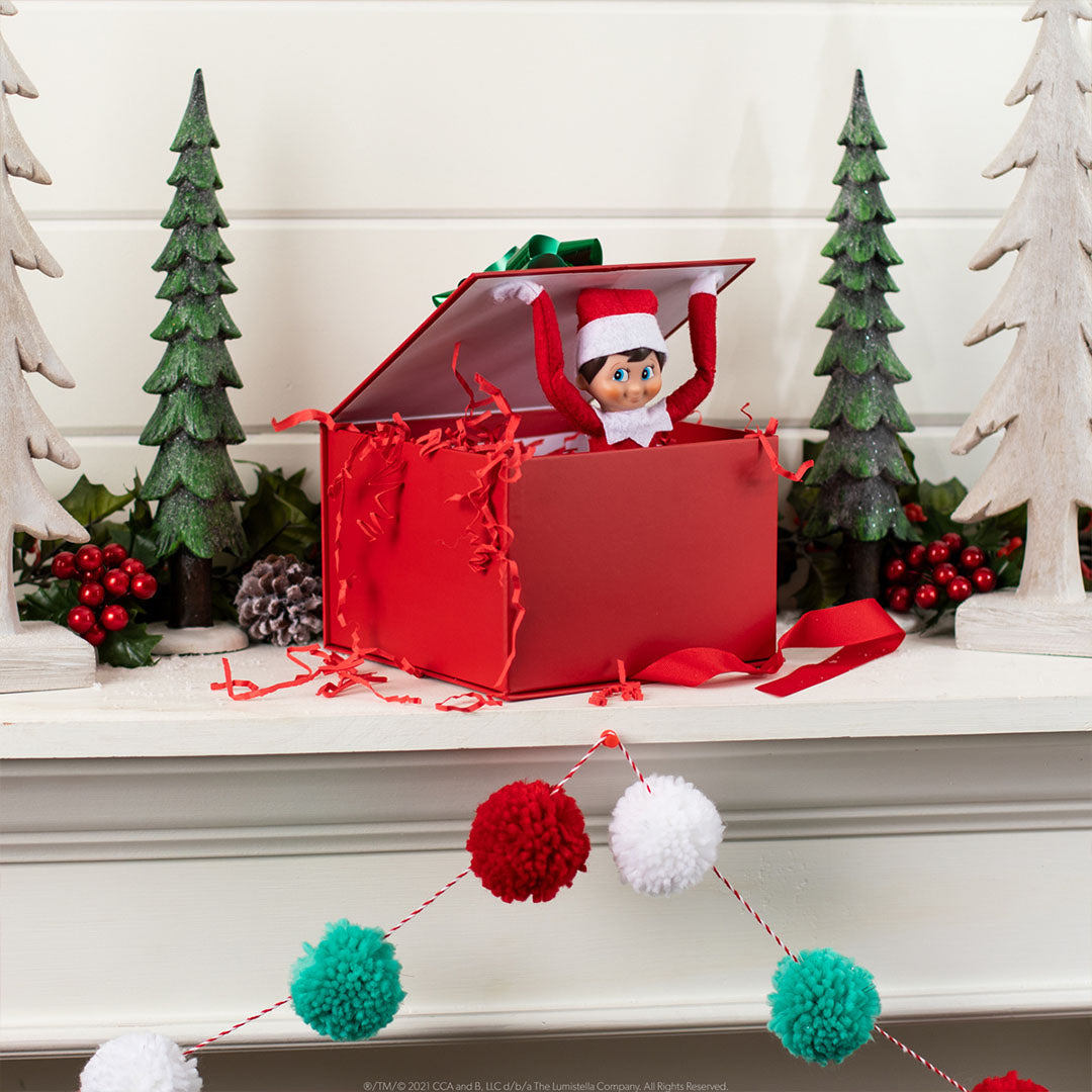 kerstboek met elfje - the elf on the shelf - jongen | 5401319 | 2
