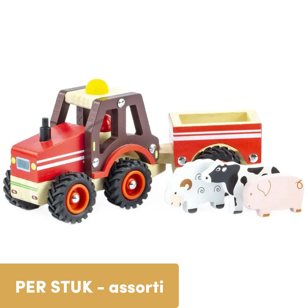 keycraft retro tractor en trailer | WD286F | 0