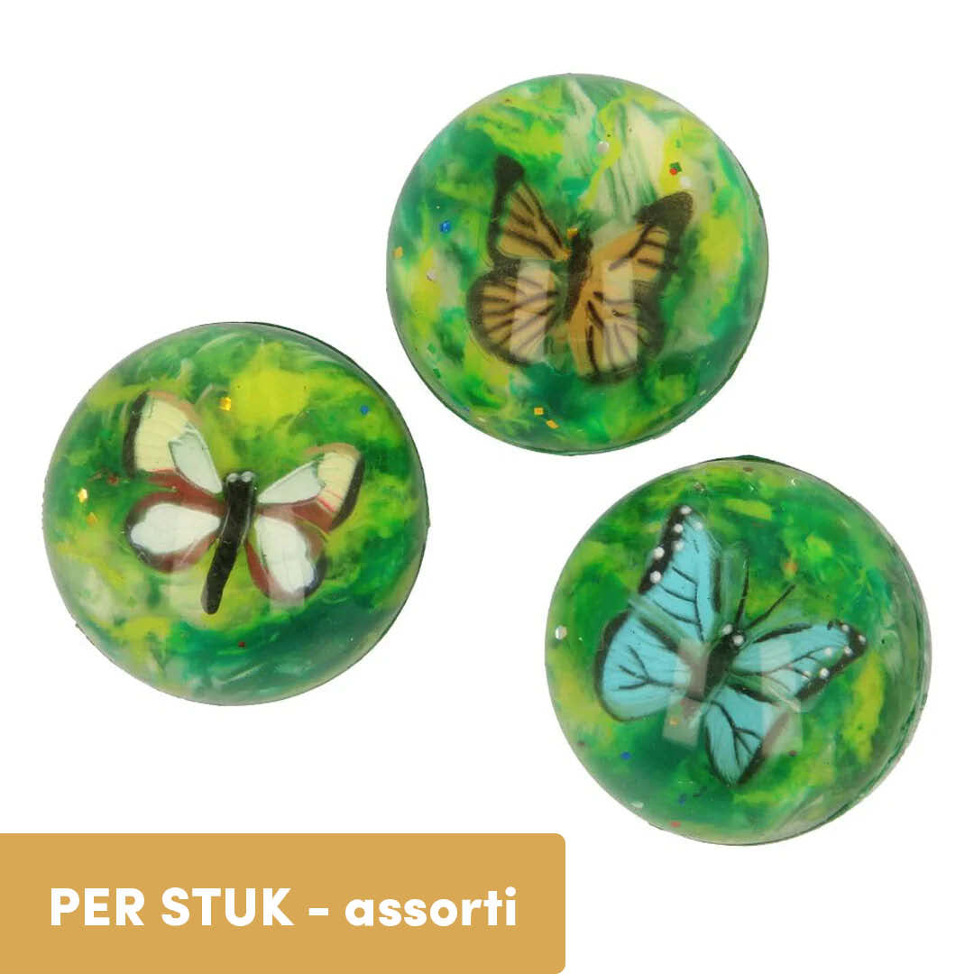keycraft stuiterbal vlinders - assorti | CR138 | 0
