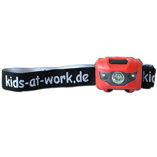 kids at work hoofdlamp rood-wit | A120008 | 1