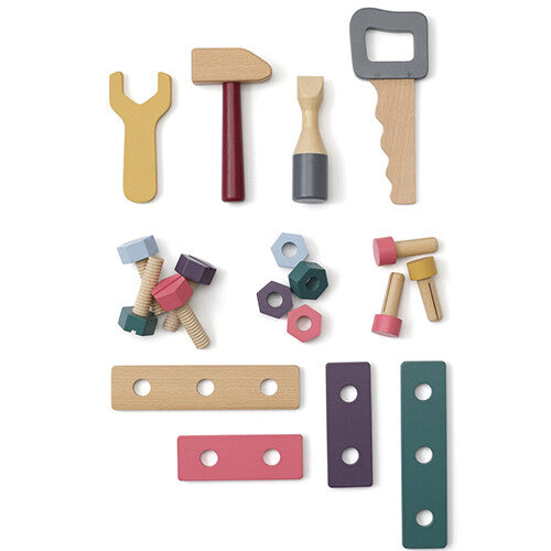 kids concept houten gereedschapskist kids hub   | 1000610 | 6
