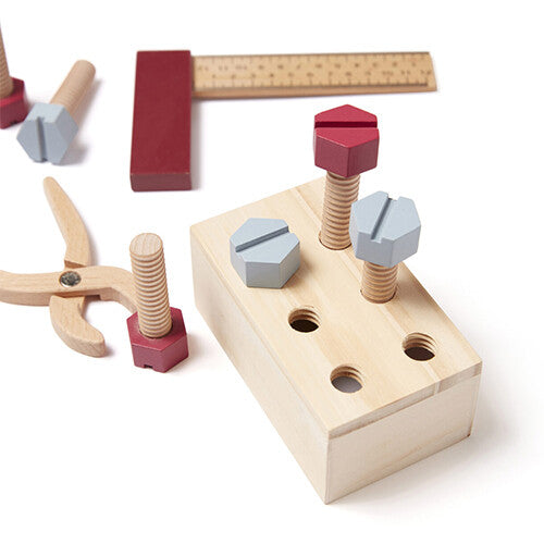 kids concept houten gereedschapskoffer kids hub  | 1000608 | 5
