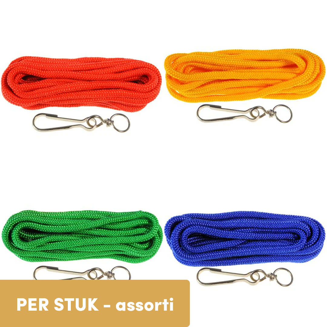 kids at work springtouw met roterende haak - assorti | A750132 | 0