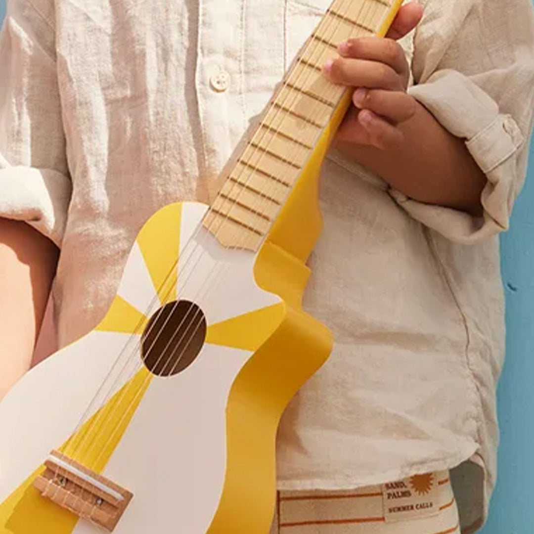 kids concept gitaar - geel - wit | KIDS1000954 | 5