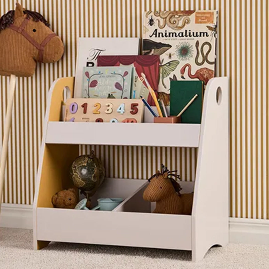 kids concept opbergkast - grey mustard | KIDS1000968 | 3