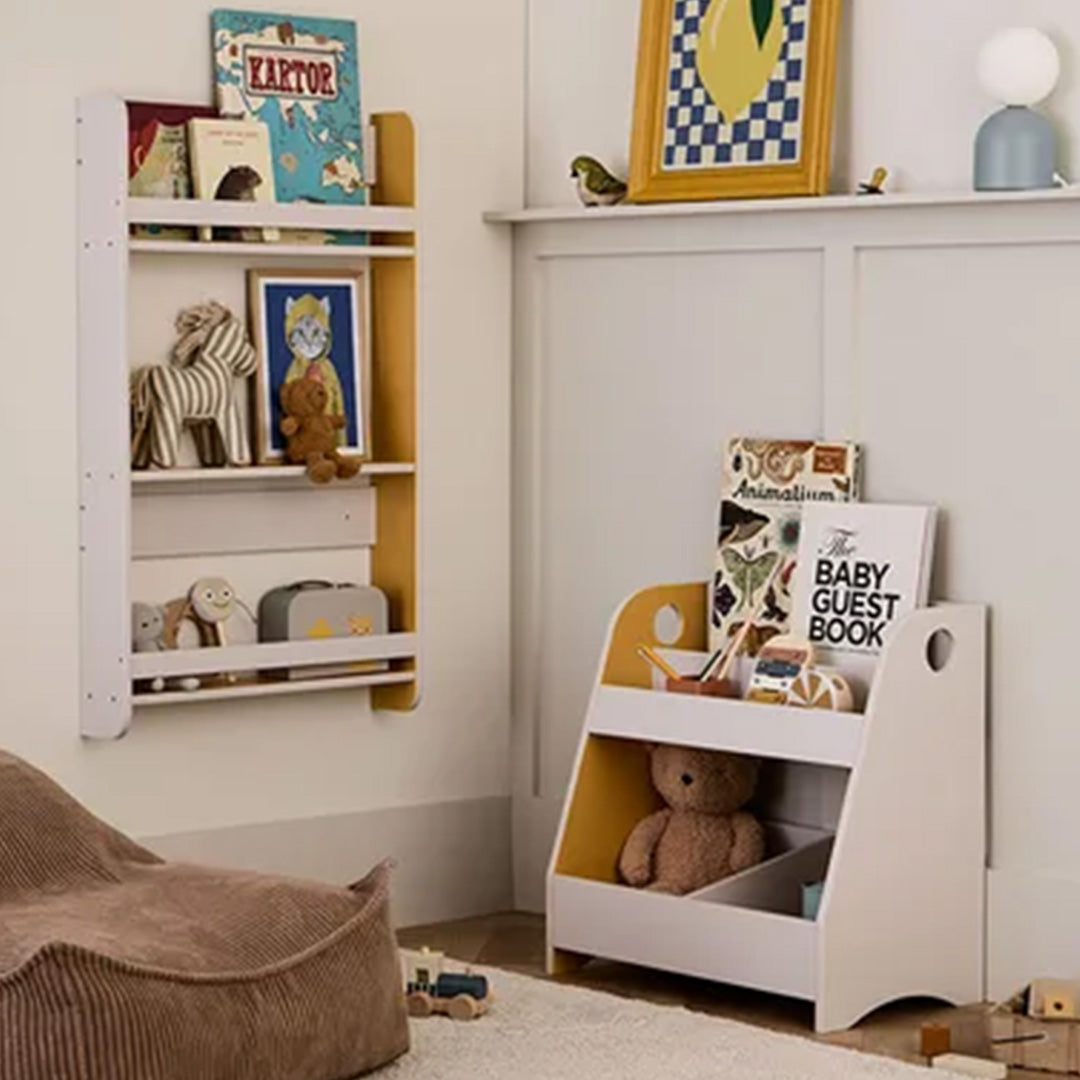 kids concept opbergkast - grey mustard | KIDS1000968 | 6