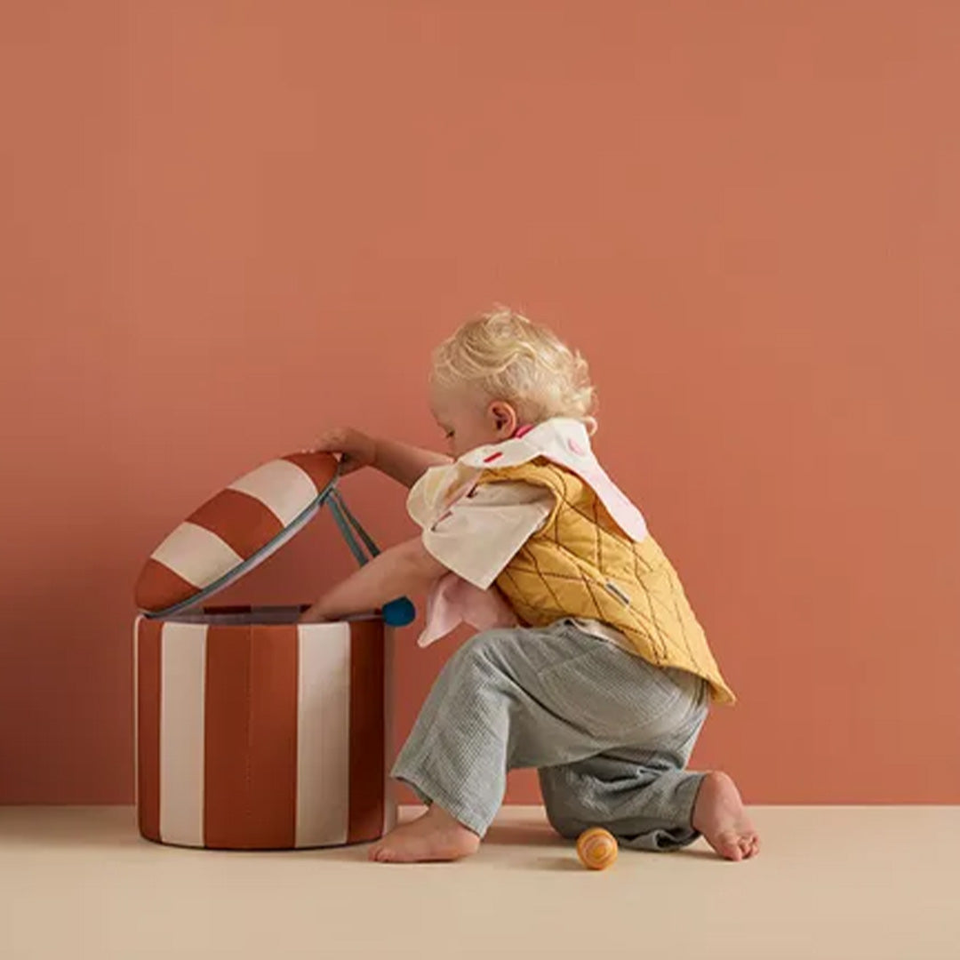 kids concept opbergpoef - brown | 1001082 | 2