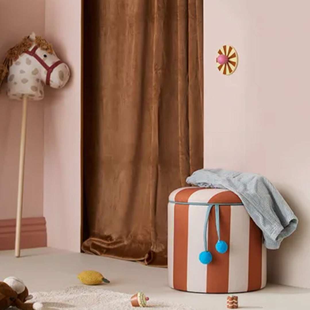 kids concept opbergpoef - brown | 1001082 | 3