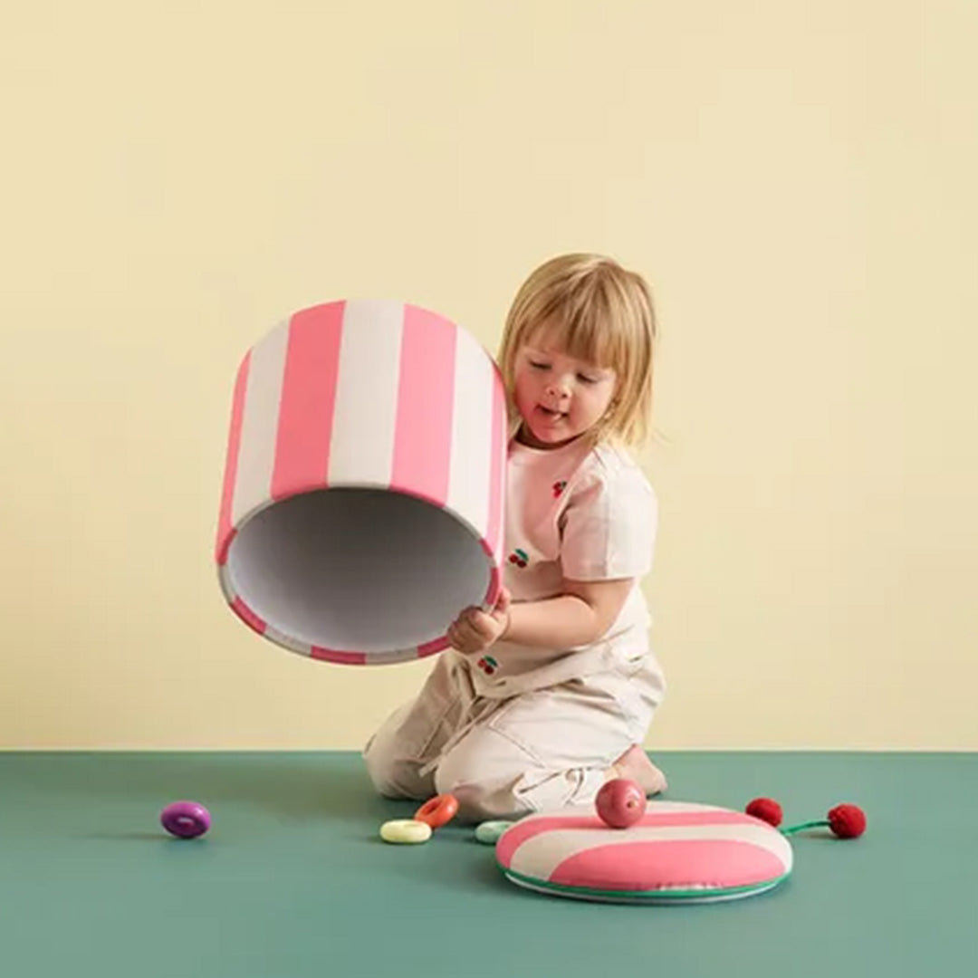 kids concept opbergpoef - pink | KIDS1001067 | 2