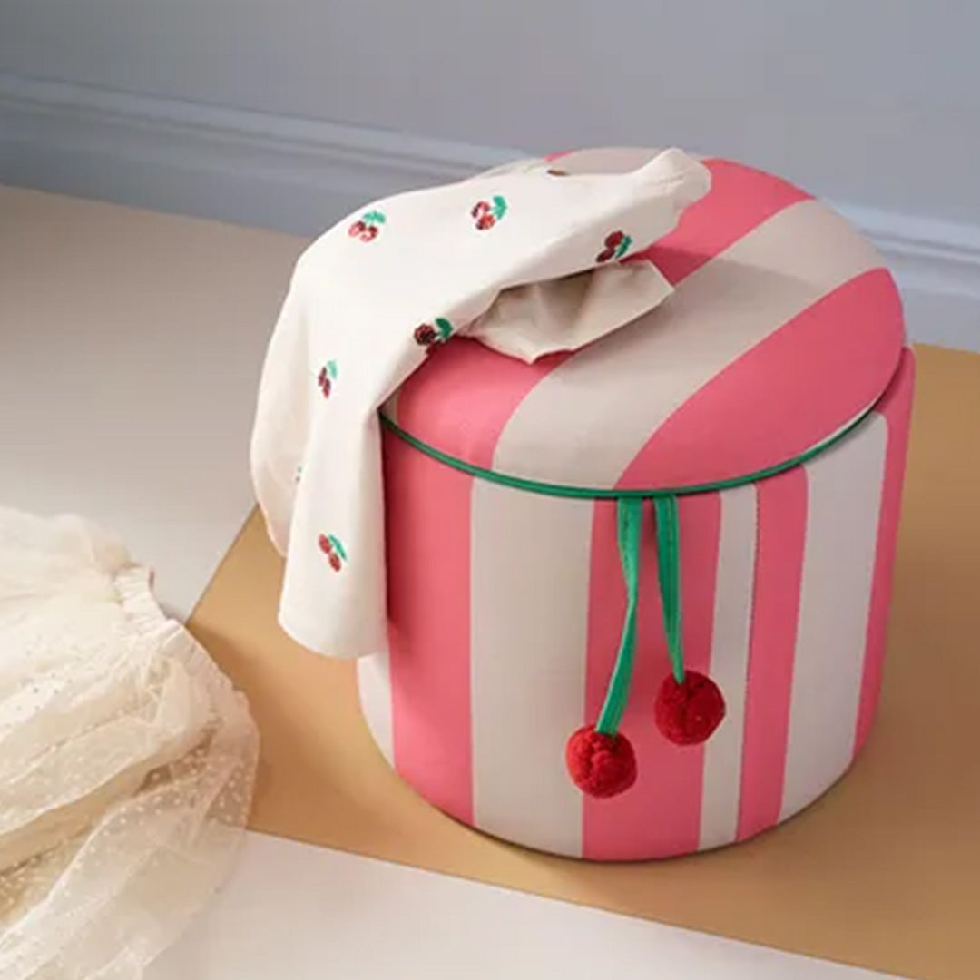 kids concept opbergpoef - pink | KIDS1001067 | 3