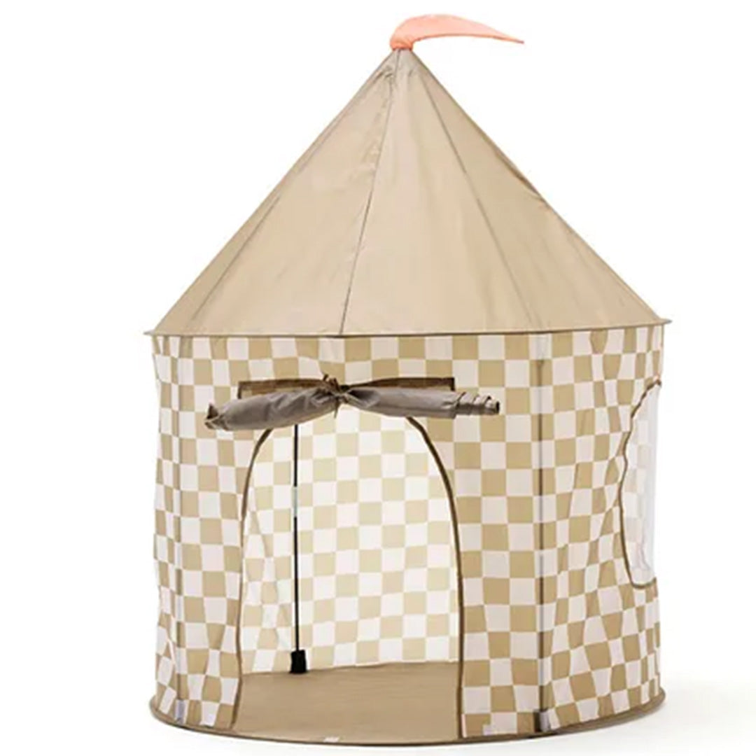 kids concept speeltent check - khaki | KIDS1001048 | 1