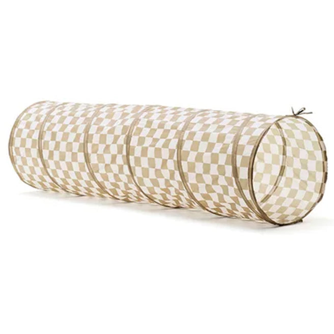 kids concept speeltunnel check - green - 180 cm | KIDS1001051 | 1